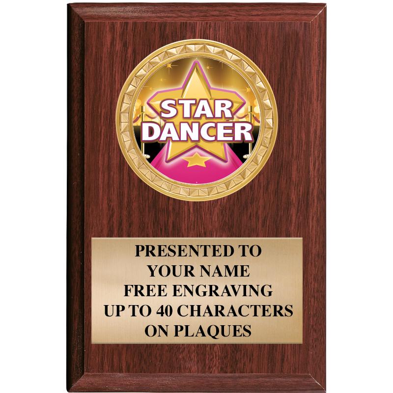 4" X 6" WOOD INSERT PLQ