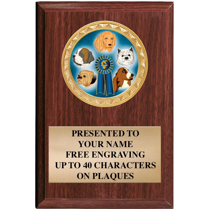 4" X 6" WOOD INSERT PLQ