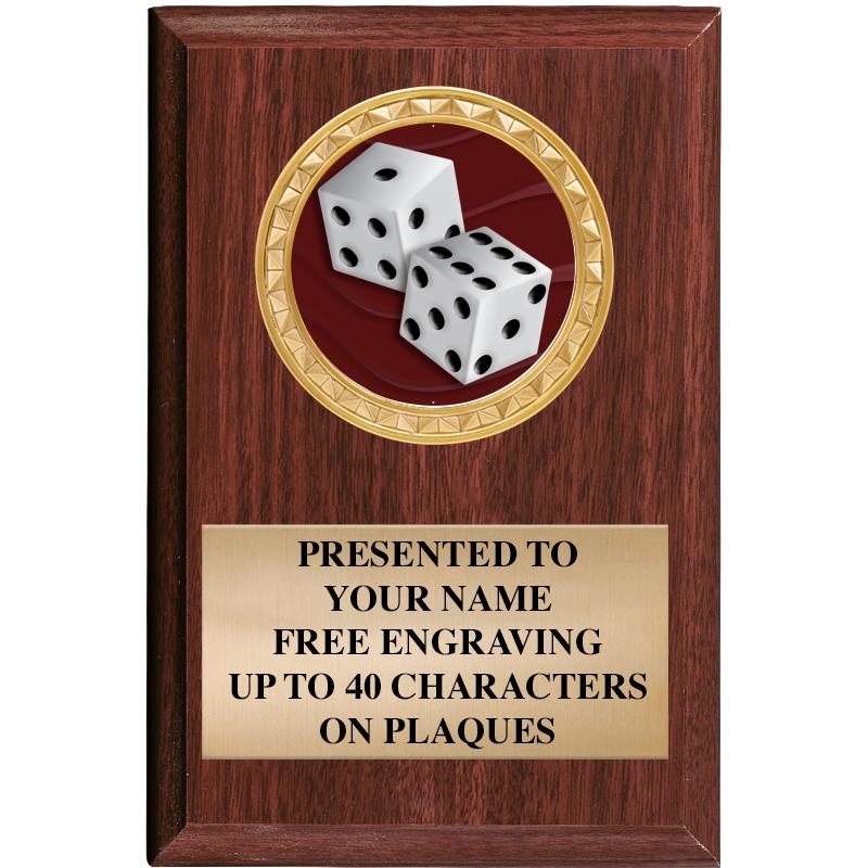 4" X 6" WOOD INSERT PLQ