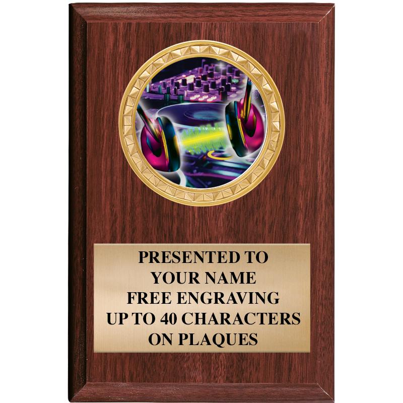 4" X 6" WOOD INSERT PLQ