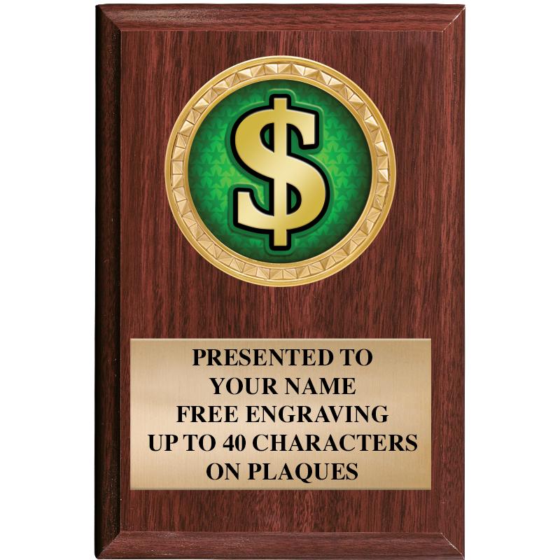 4" X 6" WOOD INSERT PLQ