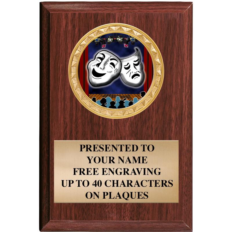 4" X 6" WOOD INSERT PLQ