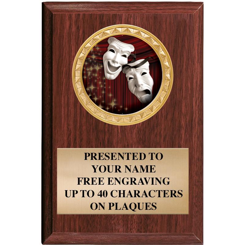 4" X 6" WOOD INSERT PLQ