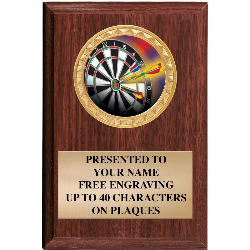 4" X 6" WOOD INSERT PLQ