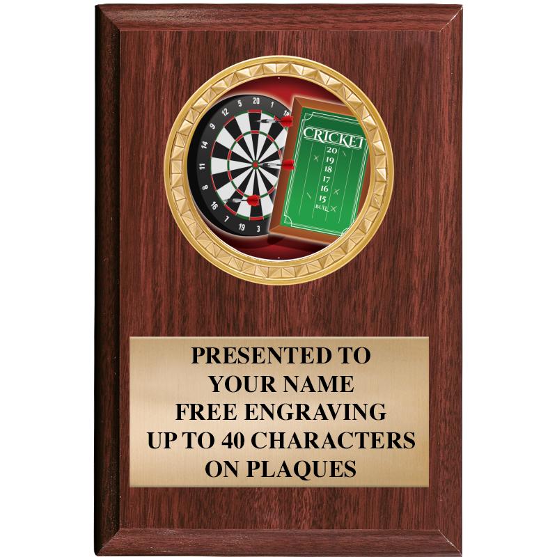 4" X 6" WOOD INSERT PLQ