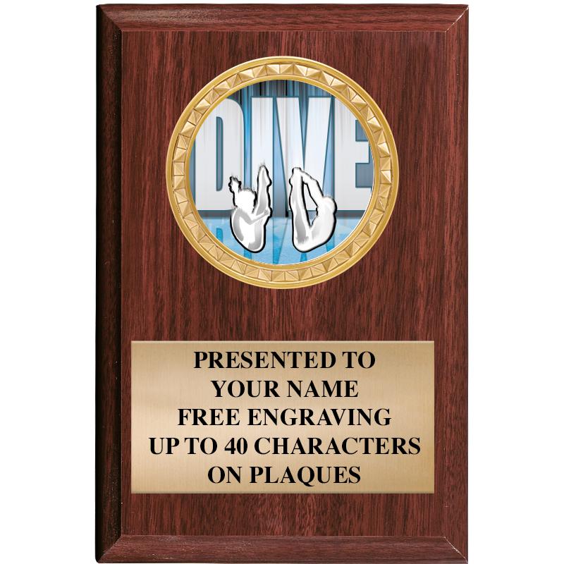 4" X 6" WOOD INSERT PLQ