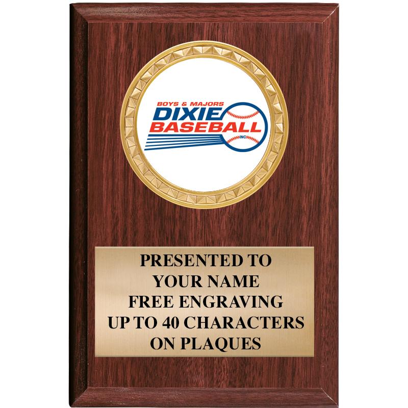 4" X 6" WOOD INSERT PLQ