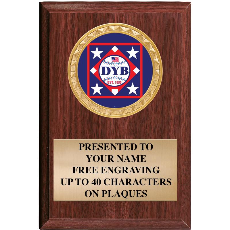 4" X 6" WOOD INSERT PLQ