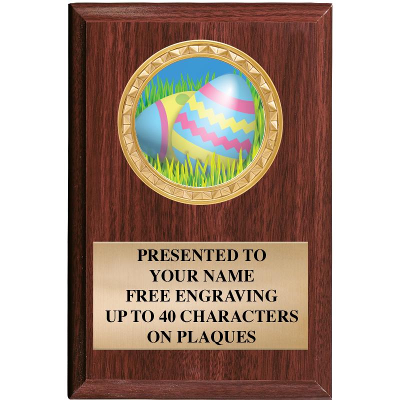 4" X 6" WOOD INSERT PLQ