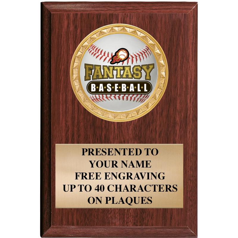 4" X 6" WOOD INSERT PLQ