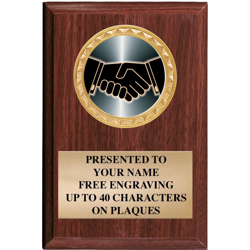 4" X 6" WOOD INSERT PLQ