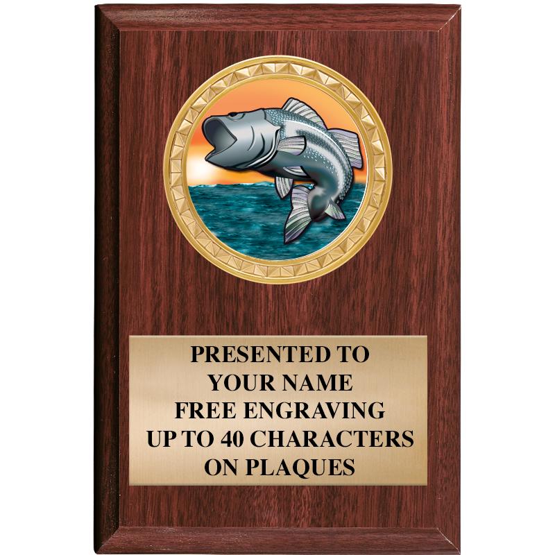 4" X 6" WOOD INSERT PLQ