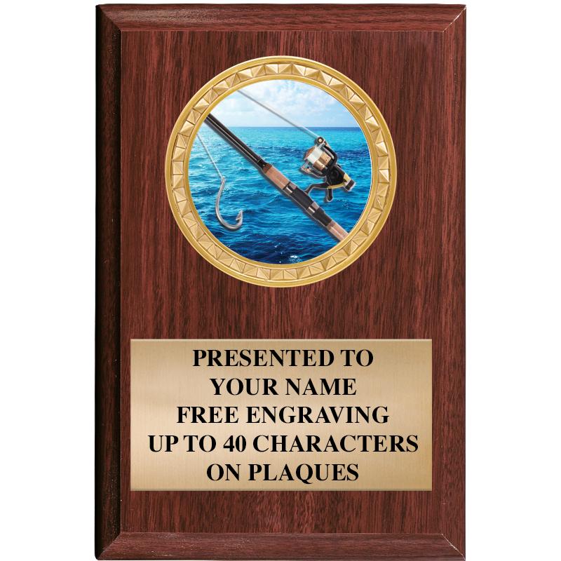 4" X 6" WOOD INSERT PLQ