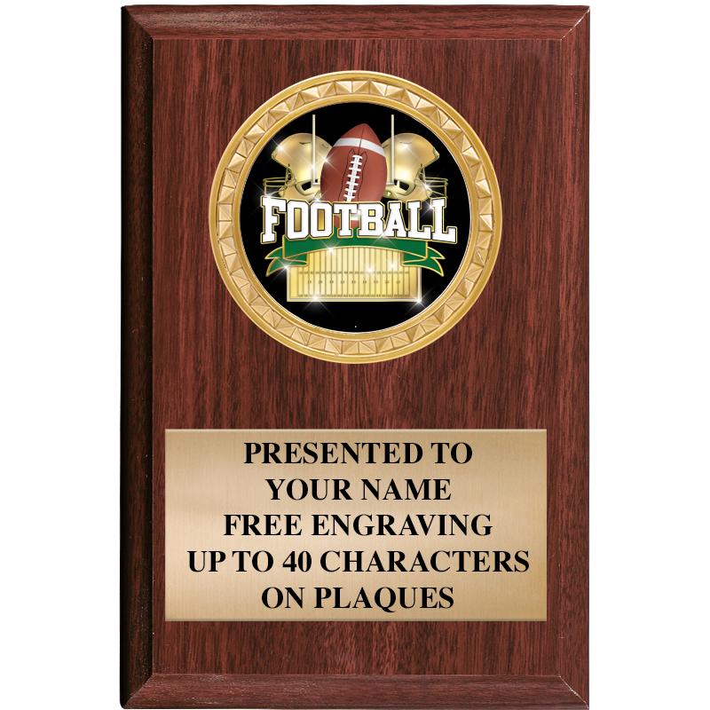 4" X 6" WOOD INSERT PLQ