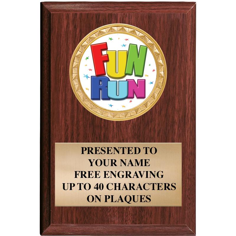 4" X 6" WOOD INSERT PLQ