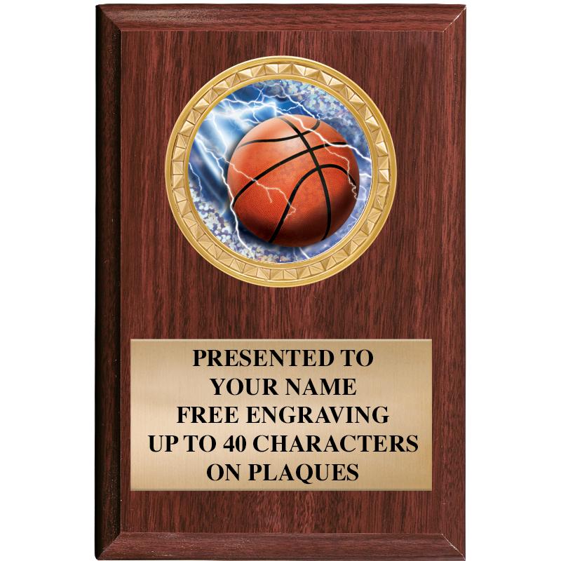 4" X 6" WOOD INSERT PLQ