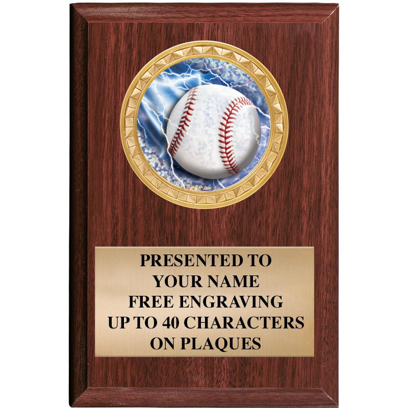 4" X 6" WOOD INSERT PLQ
