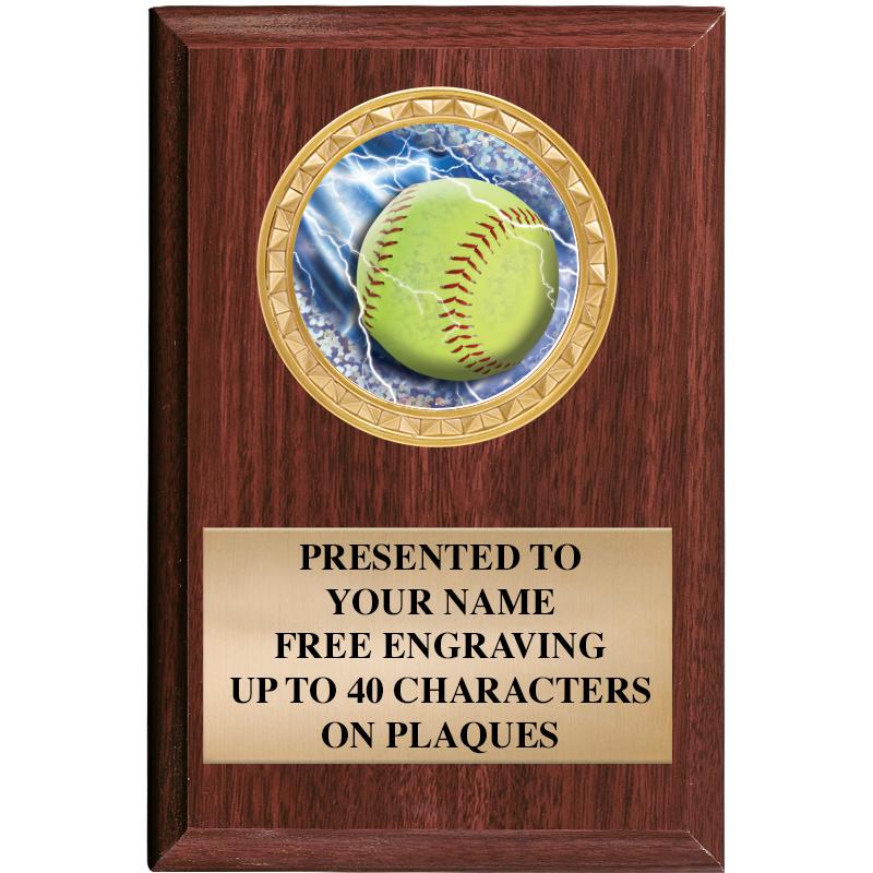 4" X 6" WOOD INSERT PLQ