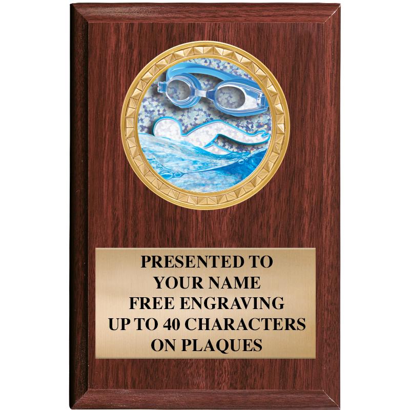 4" X 6" WOOD INSERT PLQ