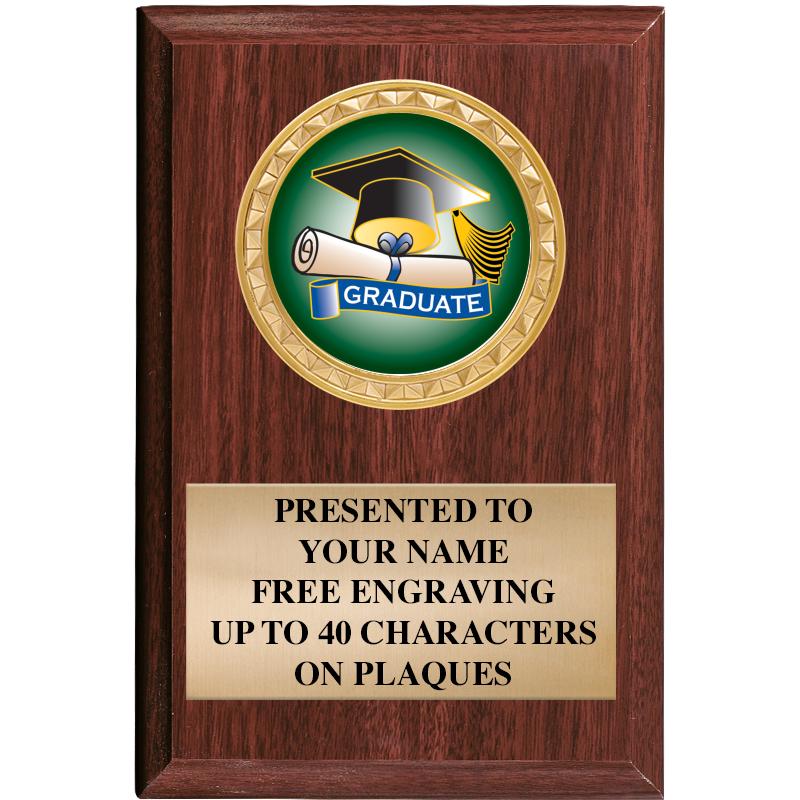 4" X 6" WOOD INSERT PLQ