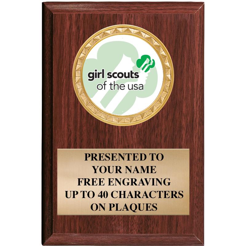 4" X 6" WOOD INSERT PLQ