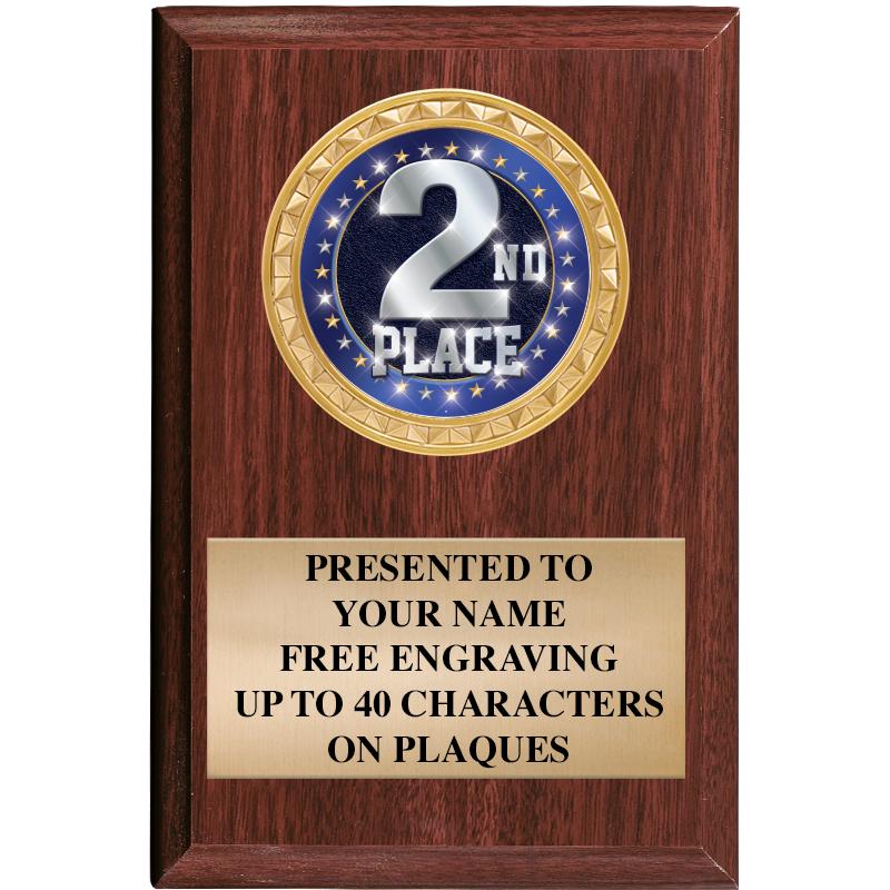 4" X 6" WOOD INSERT PLQ