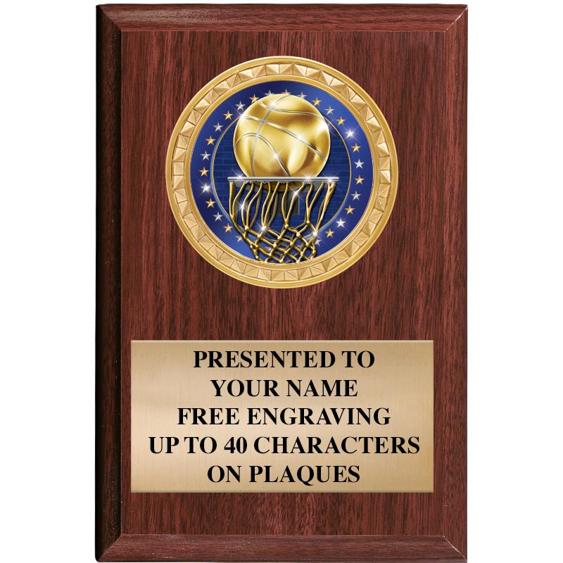 4" X 6" WOOD INSERT PLQ