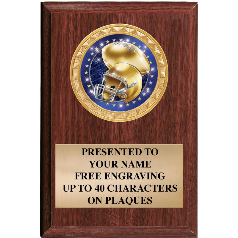 4" X 6" WOOD INSERT PLQ