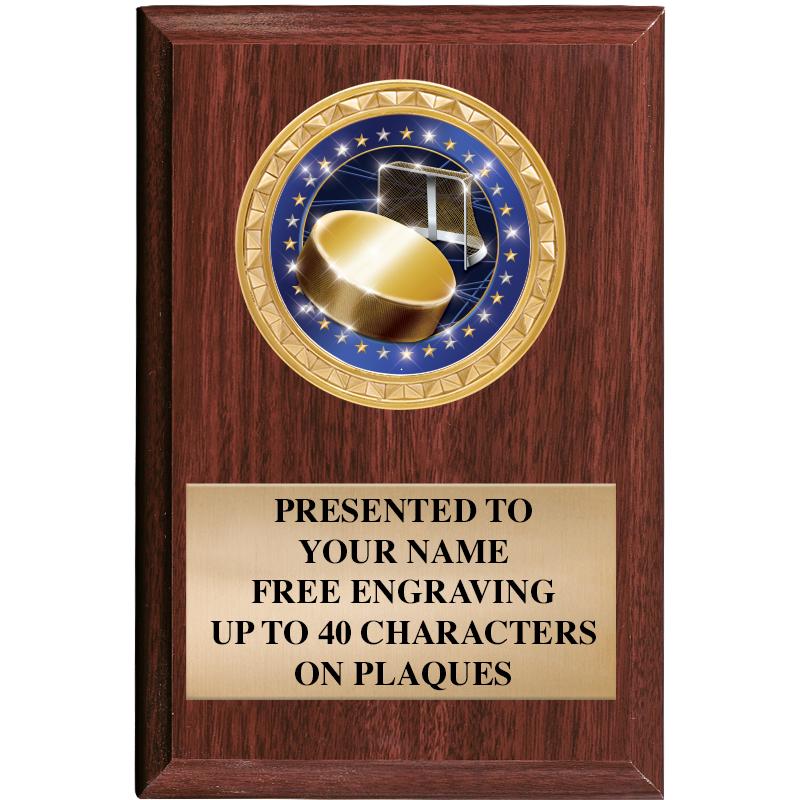 4" X 6" WOOD INSERT PLQ