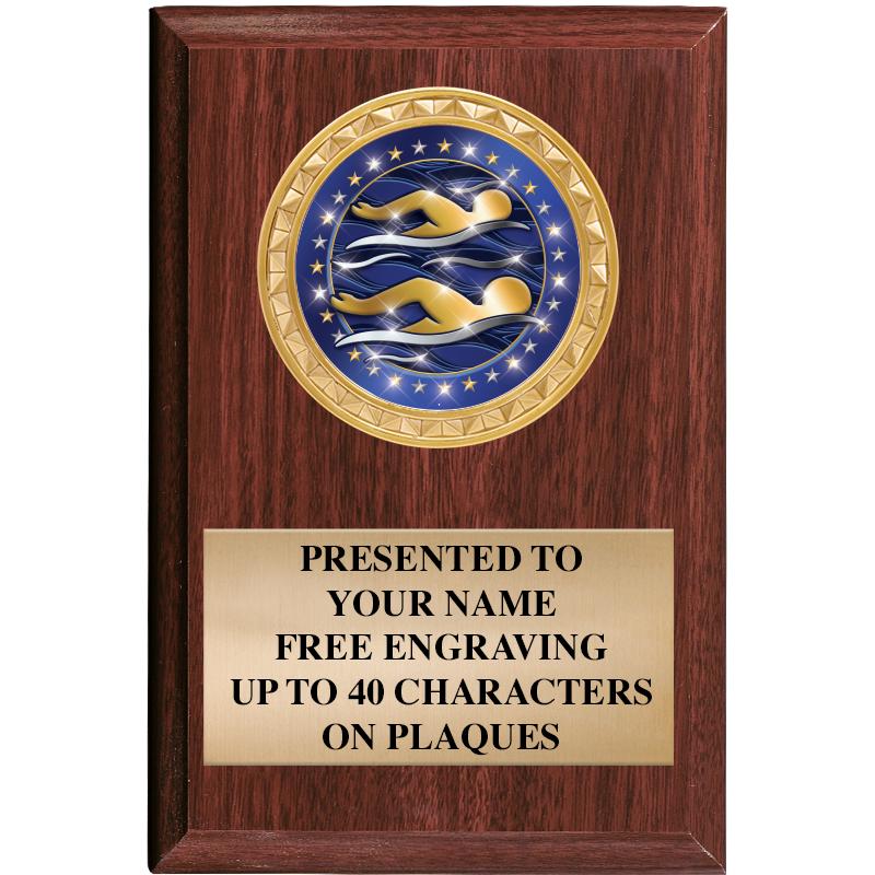 4" X 6" WOOD INSERT PLQ