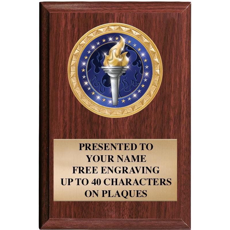 4" X 6" WOOD INSERT PLQ