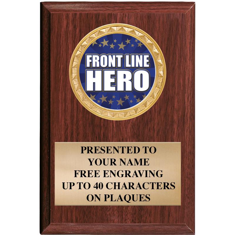 4" X 6" WOOD INSERT PLQ