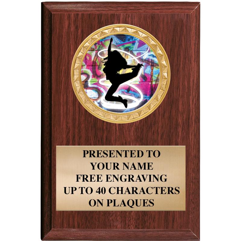 4" X 6" WOOD INSERT PLQ