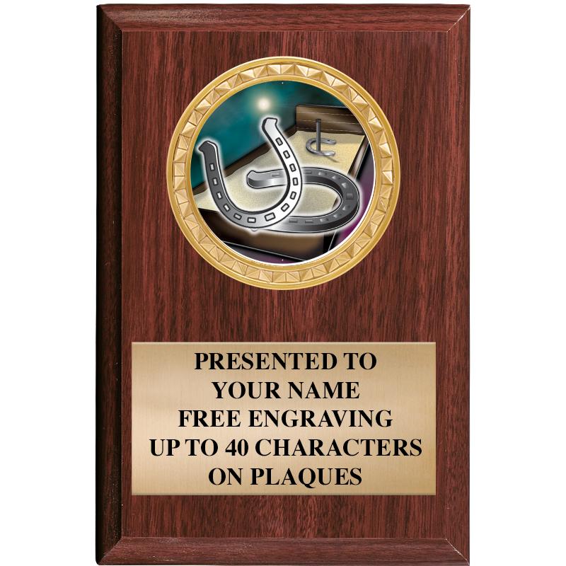 4" X 6" WOOD INSERT PLQ