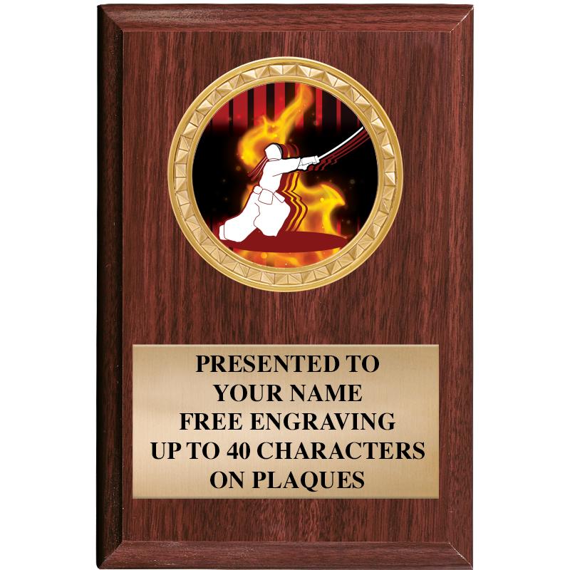 4" X 6" WOOD INSERT PLQ