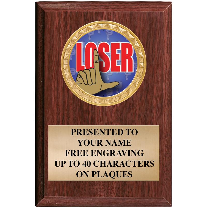 4" X 6" WOOD INSERT PLQ