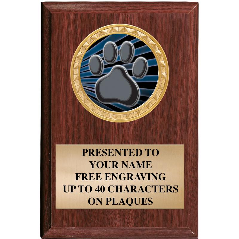 4" X 6" WOOD INSERT PLQ