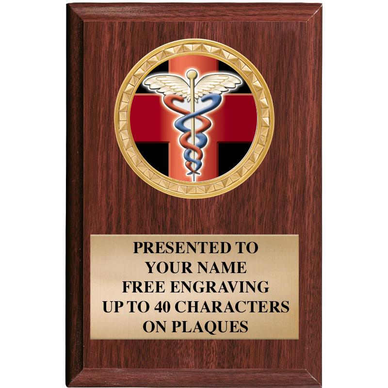 4" X 6" WOOD INSERT PLQ