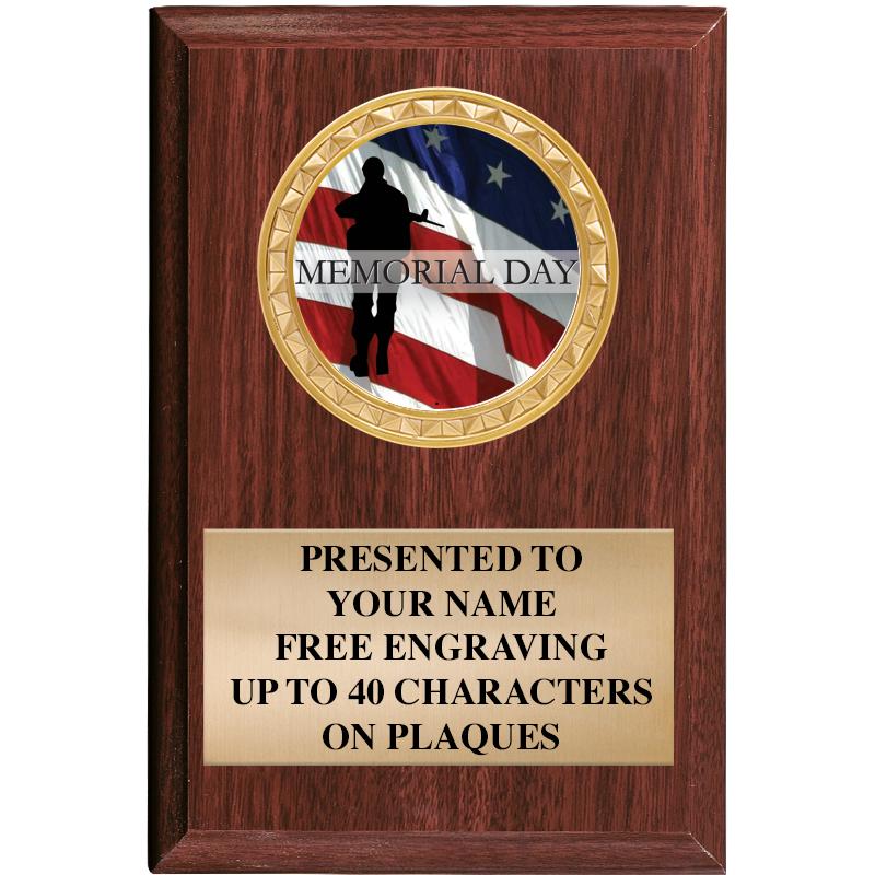 4" X 6" WOOD INSERT PLQ