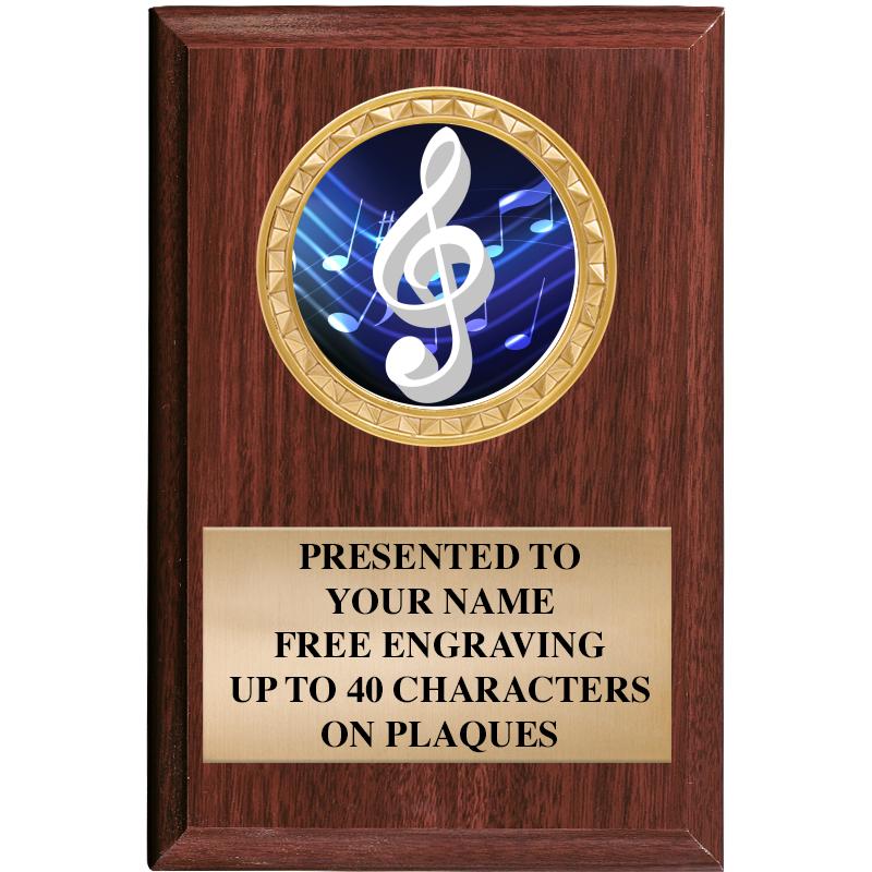 4" X 6" WOOD INSERT PLQ