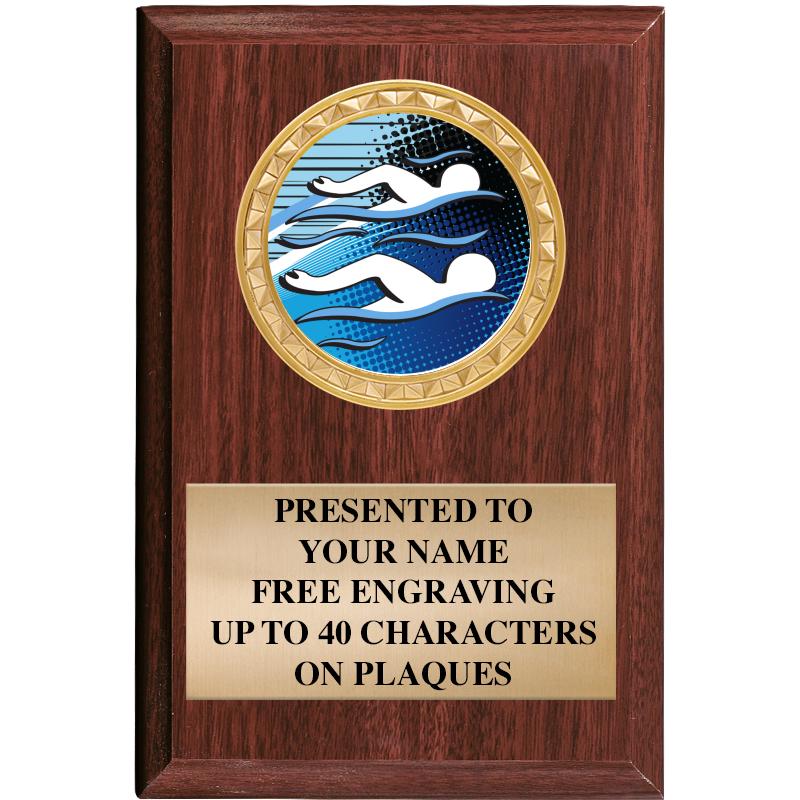 4" X 6" WOOD INSERT PLQ