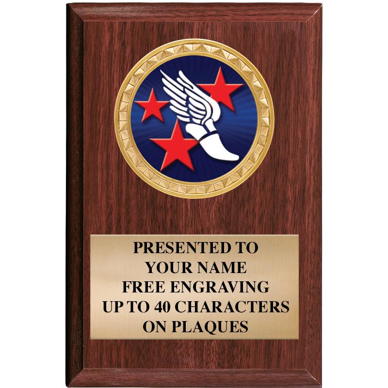 4" X 6" WOOD INSERT PLQ