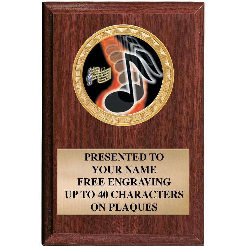 4" X 6" WOOD INSERT PLQ