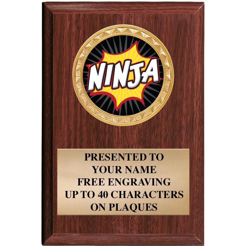 4" X 6" WOOD INSERT PLQ