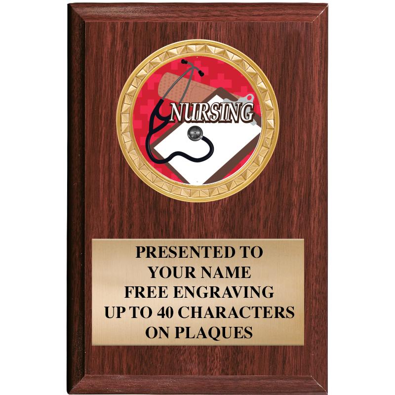 4" X 6" WOOD INSERT PLQ