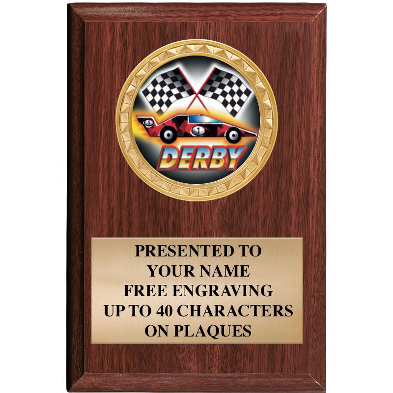 4" X 6" WOOD INSERT PLQ