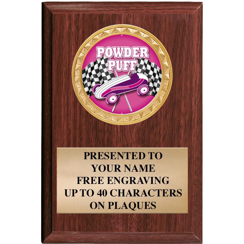 4" X 6" WOOD INSERT PLQ