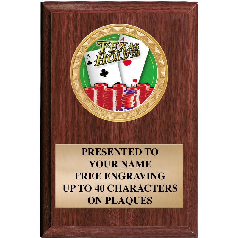 4" X 6" WOOD INSERT PLQ