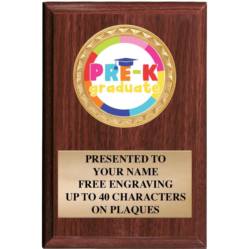 4" X 6" WOOD INSERT PLQ