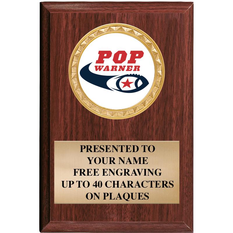 4" X 6" WOOD INSERT PLQ